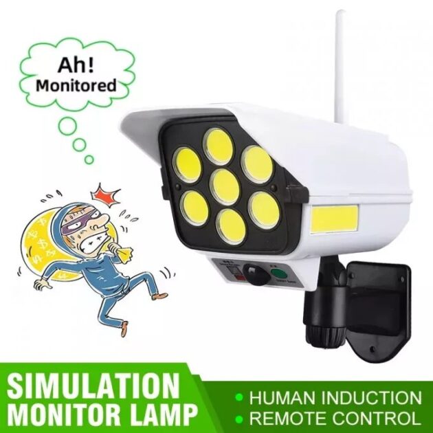 projecteur rechargeable  solaire a detecteur des mouvements